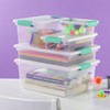 Sterilite 19628604 Medium Clip Clear Storage Box With Latched Lid