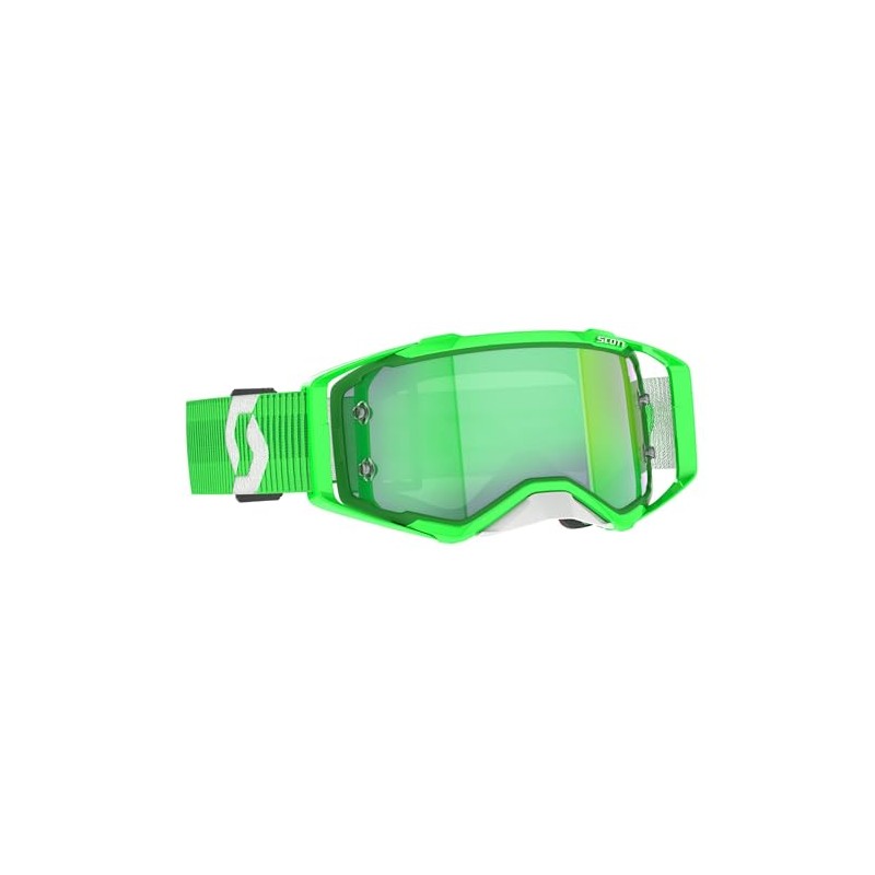 Scott Prospect MX Goggle Cross/MTB Goggles Green/White/Green Chrome Works