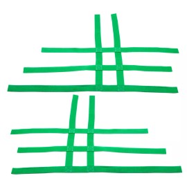 Alba Racing YFZ 450R  Nerf Bar Nets  Fits Alba  Tusk  Green  J