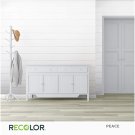 RECOLOR Recycled Interior Matte Finish Latex Paint for Walls and Furniture, 1 Quart, Chalk - Peace