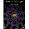 MIKKUPPA M14x1.5 Wheel Spike Lug Nuts, 32 PCS Purple Spiked