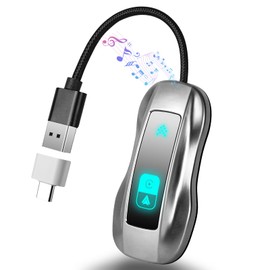 Wireless Carplay Adapter UK, 2-IN-1 CarPlay Wireless Stick Converts Wired to Wireless Carplay, 5.8GHz, Plug & Play Compatible with iOS 10+/Android 11+, Cars from 2016 with USB-A/Type-C