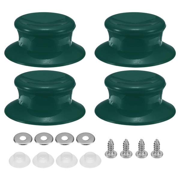 sourcing map 4pcs Pot Pan Lids Replacement Knob, Plastic Pan