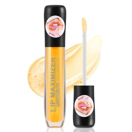 Boobeen Lippen-Plumping-Öl, feuchtigkeitsspendendes, glänzendes Lippenöl, verbessert die Elastizität und pflegt die Lippen, transparent und farblos