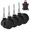 4 Pack 6774200 Caster Wheels for Shop Vac Vacuum Cleaner