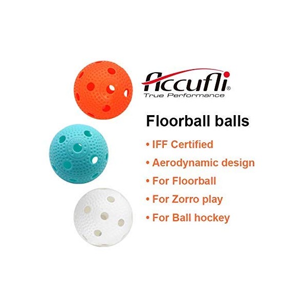 Accufli Floorball (Orange 6 Pack)