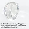 MAGDEPO 4X Dome Magnifier 3 Inch Reading Magnifying Glass Acrylic