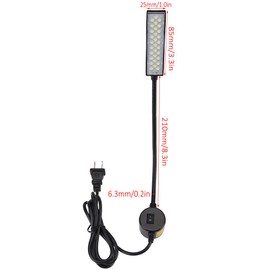 Hilitand ミシンライト LED デスクライト マグネットベース 1.4m ミシン用ライト AC110V K-30MP