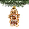 Golden Bell Collection Czech Gingerbread Girl Glass Tree Ornament Nvv144