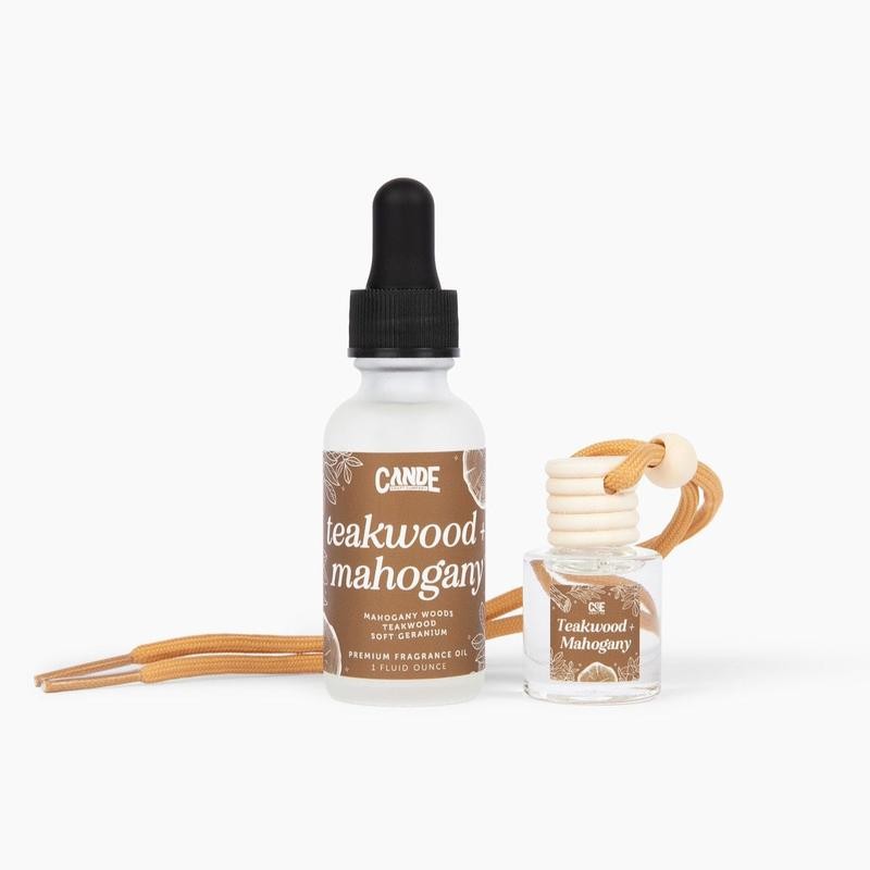 Car Freshener & Refill Bundle - Long Lasting Car Fragrance:_Campfire