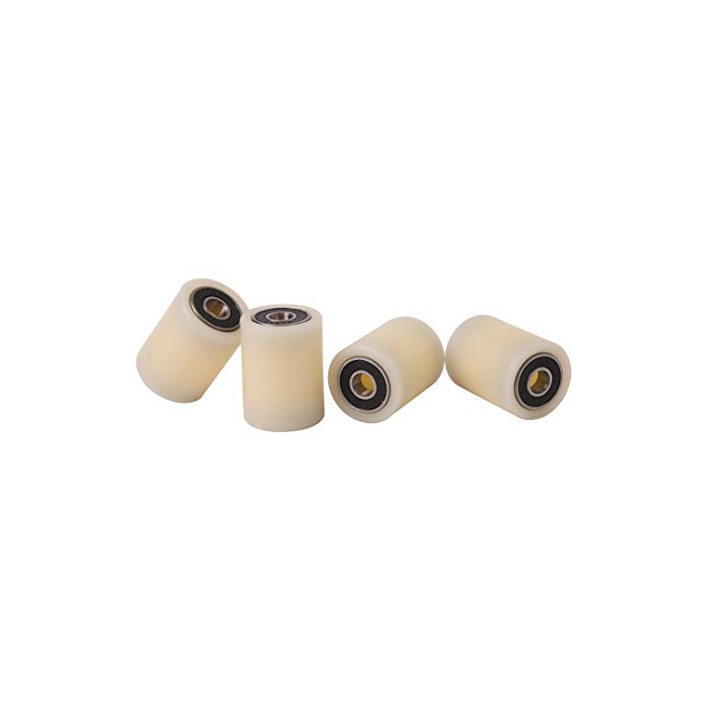 4 Pieces Nylon Rollers 30 mm diameter 40 mm wide