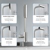 Single Handle Kitchen Faucet with Pull Down Sprayer Waterfall Kitchen