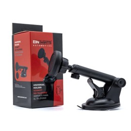 EinParts Car Magnetic Telefoonhouder for Dashboard and Voorruit with Telescopic Arm Zwart