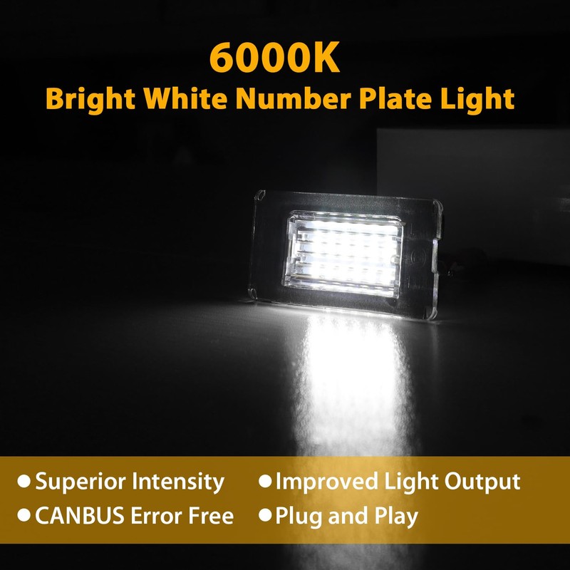 Erato LED License Plate Light Canbus Error Free for Mini