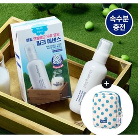 Healing Bird [Healing Bird] Hyaluronic Milk Hair Essence 150ml Special Set (+Free Pouch), 1 Item / [힐링버드] 히알루론 밀크 헤어에센스 150ml 기획 (+파우치 증정), 1개