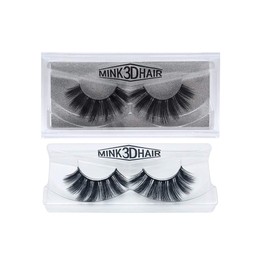 False Eyelashes, 3D Faux Mink Fake Eyelashes Handmade Dramatic Thick Crossed Cluster False Eyelashes Black Nature Fluffy Long Soft Reusable(1PAIR) (SD 69)
