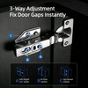 20 Pcs Full Overlay Frameless Soft Close Cabinet Hinges,105° 3-Way