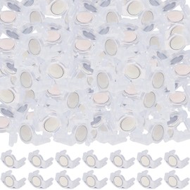 Macarrie Magnetic Sockets Light Clips C9 Magnetic Christmas Light Clips Hang Hooks Bulk for Holiday Outdoor Patio Metal Roof(120 Pcs)