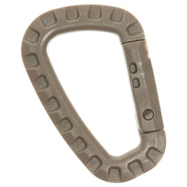 PARACORD PLANET Heavy Duty Carabiner Clip | Large Carabiner for Camping Accessories, Survival Kit (Tan, 5 Pack)