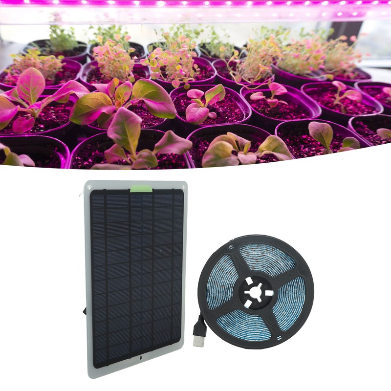 20W Full Spectrum Solar Power Lamp LED 5V IP65 Waterproof