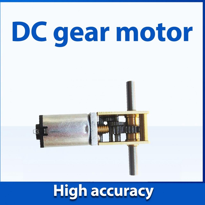 Turbo Worm Geared Motor Micro Brushed DC3V 13RPM 2 Shaft