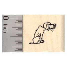 Small Scurvy Dog Rubber Stamp, Pirate Series