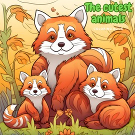 The Cutest Animals Collection In the World: Awaresome Animals Collection Coloring Book For Kid Age 4 to 8