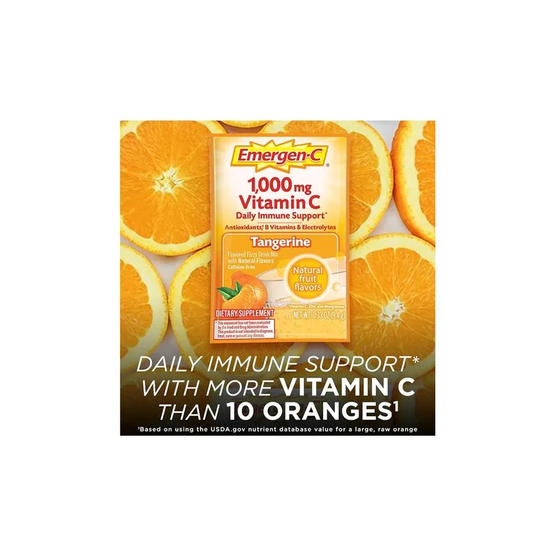 Vitamina Polvo 1000mg Emergen Paquetes