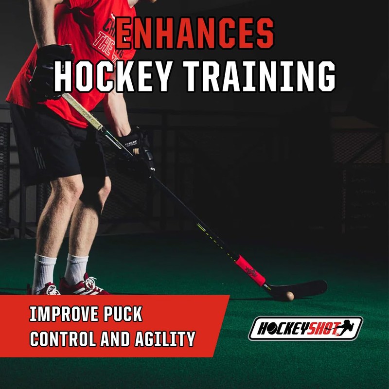 HockeyShot Stickhandling Weight - 6oz Red Hockey Stick Weight for