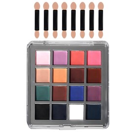 16-Color Ombre Nail Powder Set, Glitter Nail Art Supplies with 8 Brushes for Beginners, Easy Gradient Nail Powder, Portable Nail Art Manicure Kit for Nail Artists