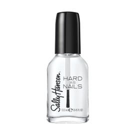 Esmalte de uñas Hard as Nails de Sally Hansen, modelo Crystal Clear, 0.45 onzas líquidas