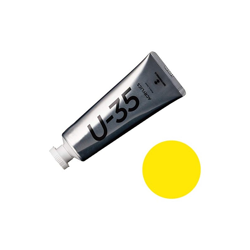 Turner Color UA060120 U-35 Acrylic, Primary Yellow, 2.4 fl oz