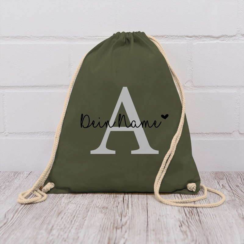 Geschenk mit Namen personalisiert by Shirtracer - Gym Bag Backpack