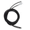 Pulley Cable Steel Fitness Cable Black Adjustable Strong Coated Pulley