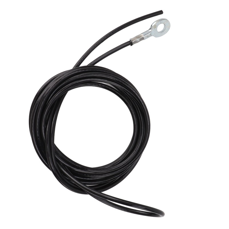 Pulley Cable Steel Fitness Cable Black Adjustable Strong Coated Pulley