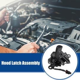 ACROPIX Car Hood Latch Lock Hood Latch Assembly Fit for Lexus RX350 2016-2022 No.5351048250/535100E130 - Pack of 1 Black