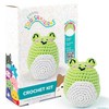 Squishmallow Original Wendy The Frog Crochet Kit, Includes Yarn, Crochet