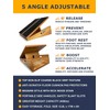 BAM Slant Boards for Exercise – Adjustable Wooden Calf Stretcher