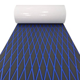 LSS laidi Boat Flooring Eva Foam Decking Marine Non-Slip Self-Adhesive Flooring for Motorboat Fishing Boat RV Yacht Kayak Swimming Pool 110.2''/102.3''/94.5''/86.6''/59''/X37.4''