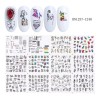 Stickers Nails Tatto Uñas 36 Planillas Mixtas Decoracion