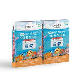 A simple day Simple Haru Kids Altige Omega Chew 600 2 boxes 60 gummies Vitamin D 400IU Vitamin E 11mg / 담백하루 키즈 알티지 오메가 츄 600 2박스 60구미 비타민D 400IU 비타민E 11mg