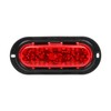 Stop-Turn-Tail, Oval, LED, Red
