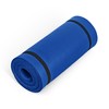 CAP High Density Exercise Mat with strap, 74"x24"x1 - Blue