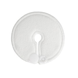 Hsthe Sea 12 Pieces G Tube Pad Holders Reusable Feeding Tube Supplies For Feeding Support Abdomen Button Cover Breastfeeding Nursing (White)