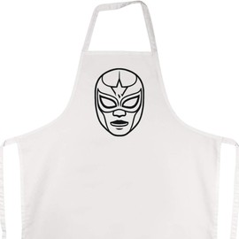 Azeeda 'Lucha Libre Mask' Unisex Cooking Apron (AP00063985)
