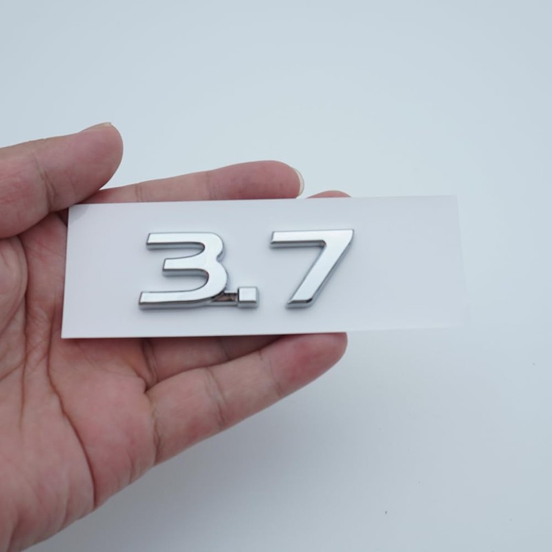 2pcs 3.7 Side Boot Emblem Badge Decal Replacement for 2014