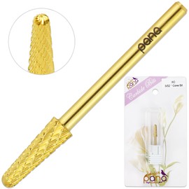 Pana USA PANA Gold Cone Shape Carbide Bit 3/32" Shank Size - Extra Coarse Grit