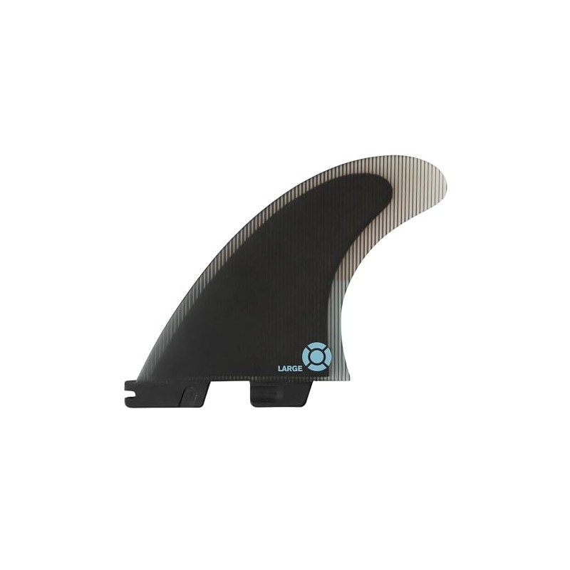 FCSII Performer PC Large Tranquil Blue Tri Fins