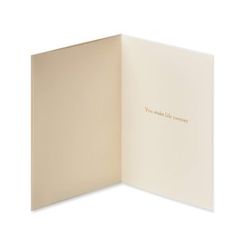 Papyrus Romantic Valentines Day Card (You Make Life Sweeter)