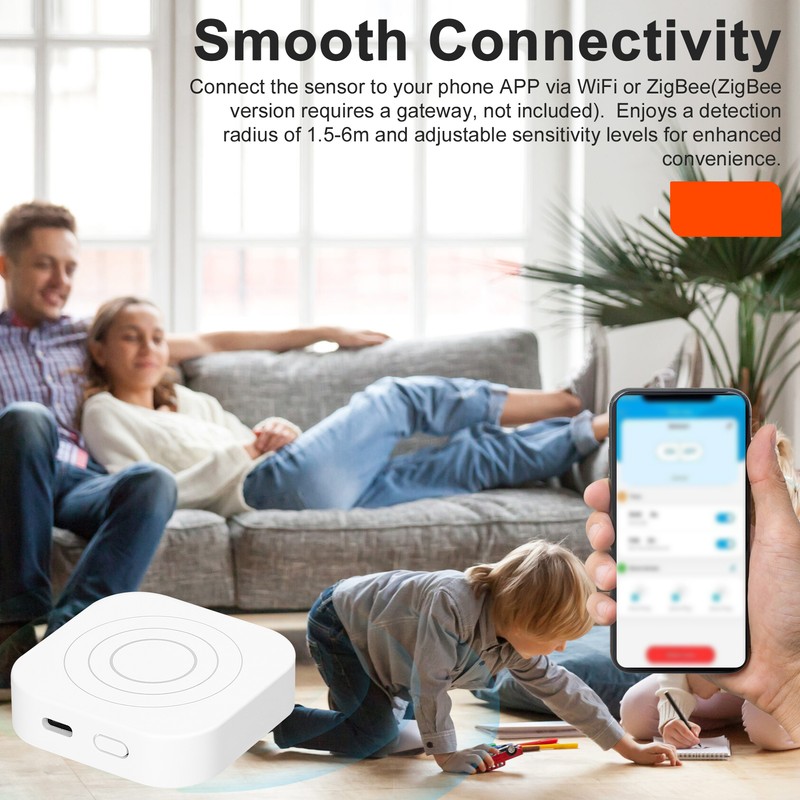 Human Presence Sensor Tuya WiFi 24GHz Millimeter Radars Motion Detection